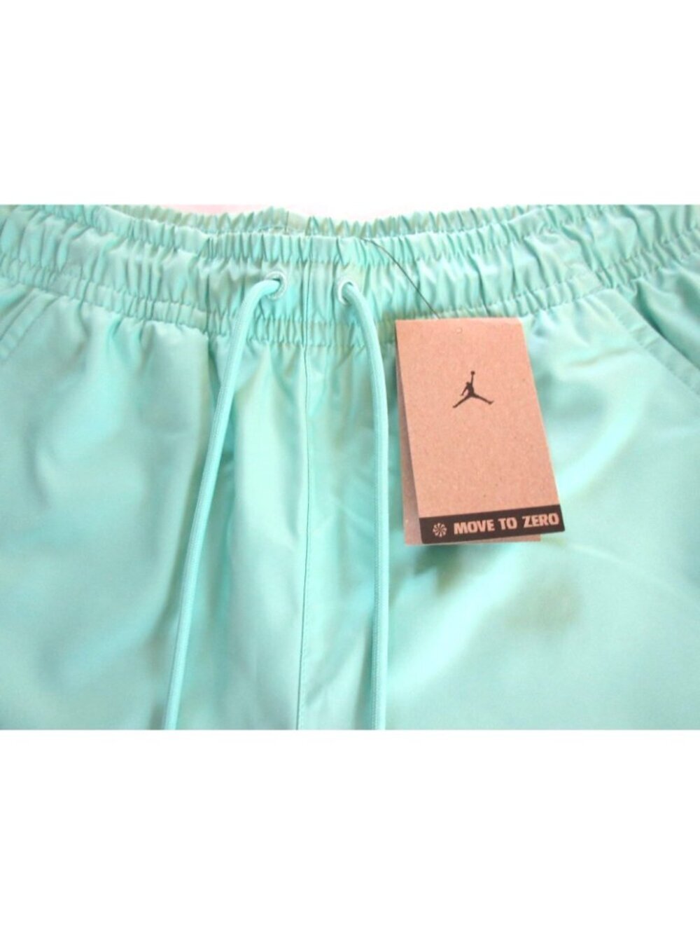 Jordan Essentials Men's 5" Poolside Shorts Emerald Green White Standard Fit NWT - Picture 3 of 7